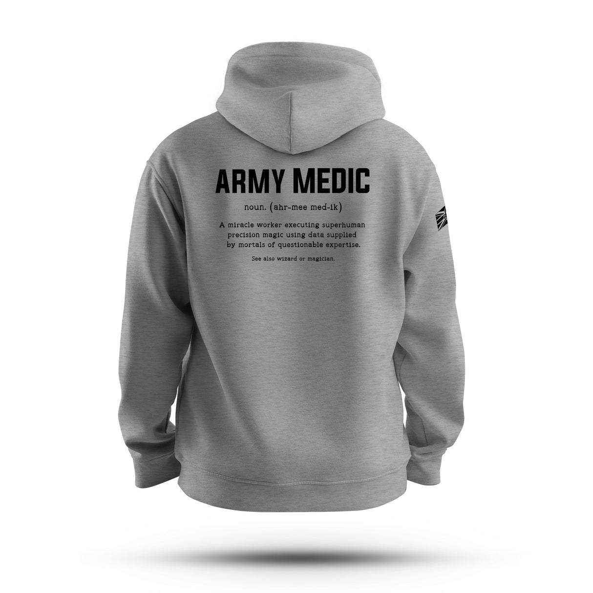 ARMY MEDIC TAG & BACK HOODIE