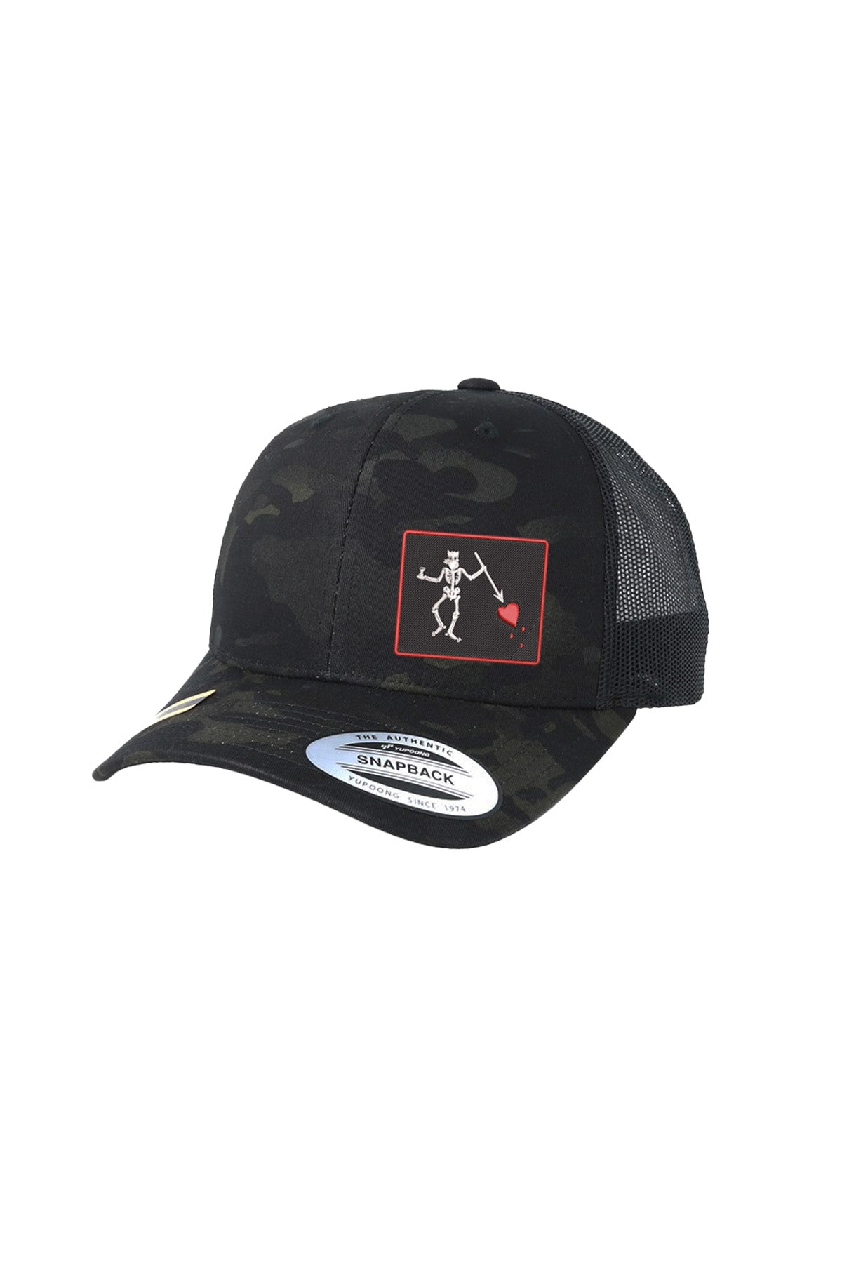 BLACKBEARD STITCH-SYLE PATCH - MESH BACK MULTICAM SNAPBACK