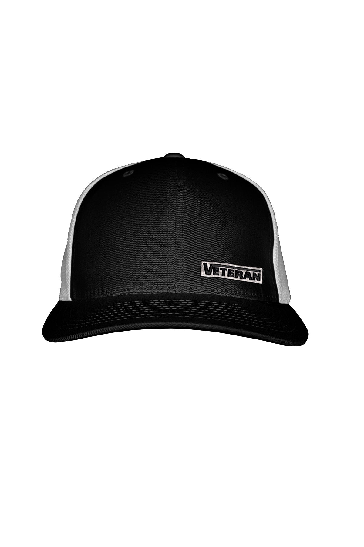 VETERAN STITCH-SYLE GREY PATCH - MESH BACK SNAPBACK