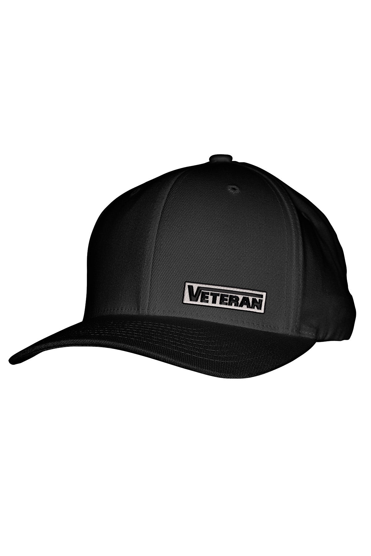 VETERAN STITCH-SYLE GREY PATCH - FABRIC BACK SNAPBACK