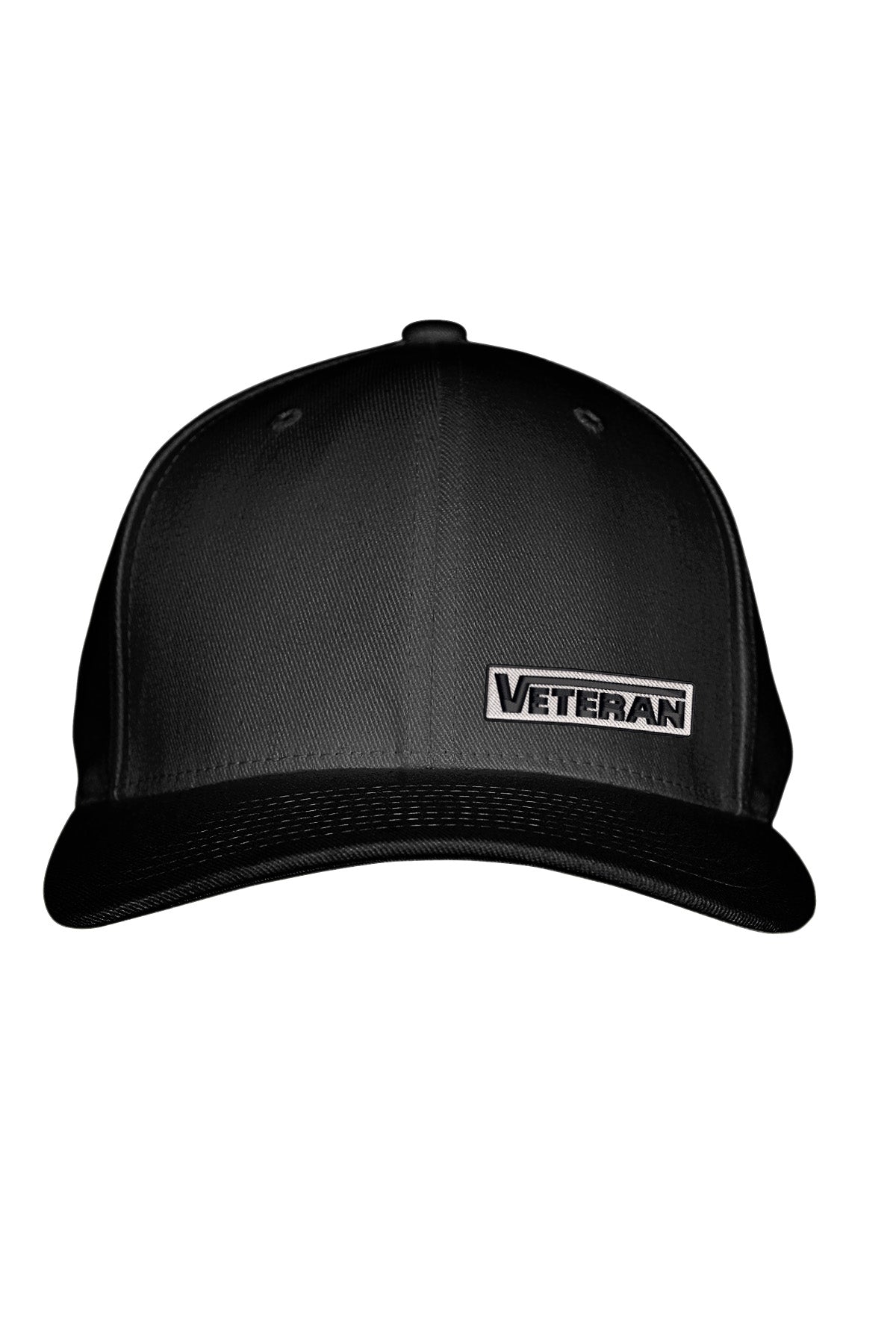 VETERAN STITCH-SYLE GREY PATCH - FABRIC BACK SNAPBACK