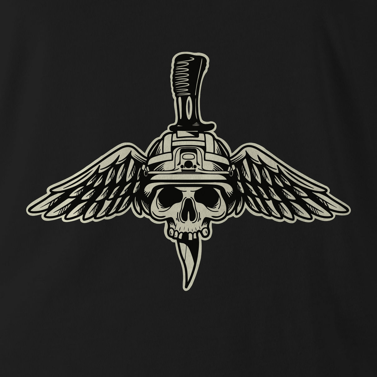 WINGED WARRIOR TAG & BACK