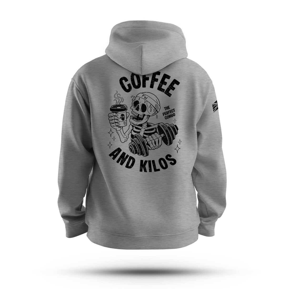 COFFEE AND KILOS TAG & BACK HOODIE