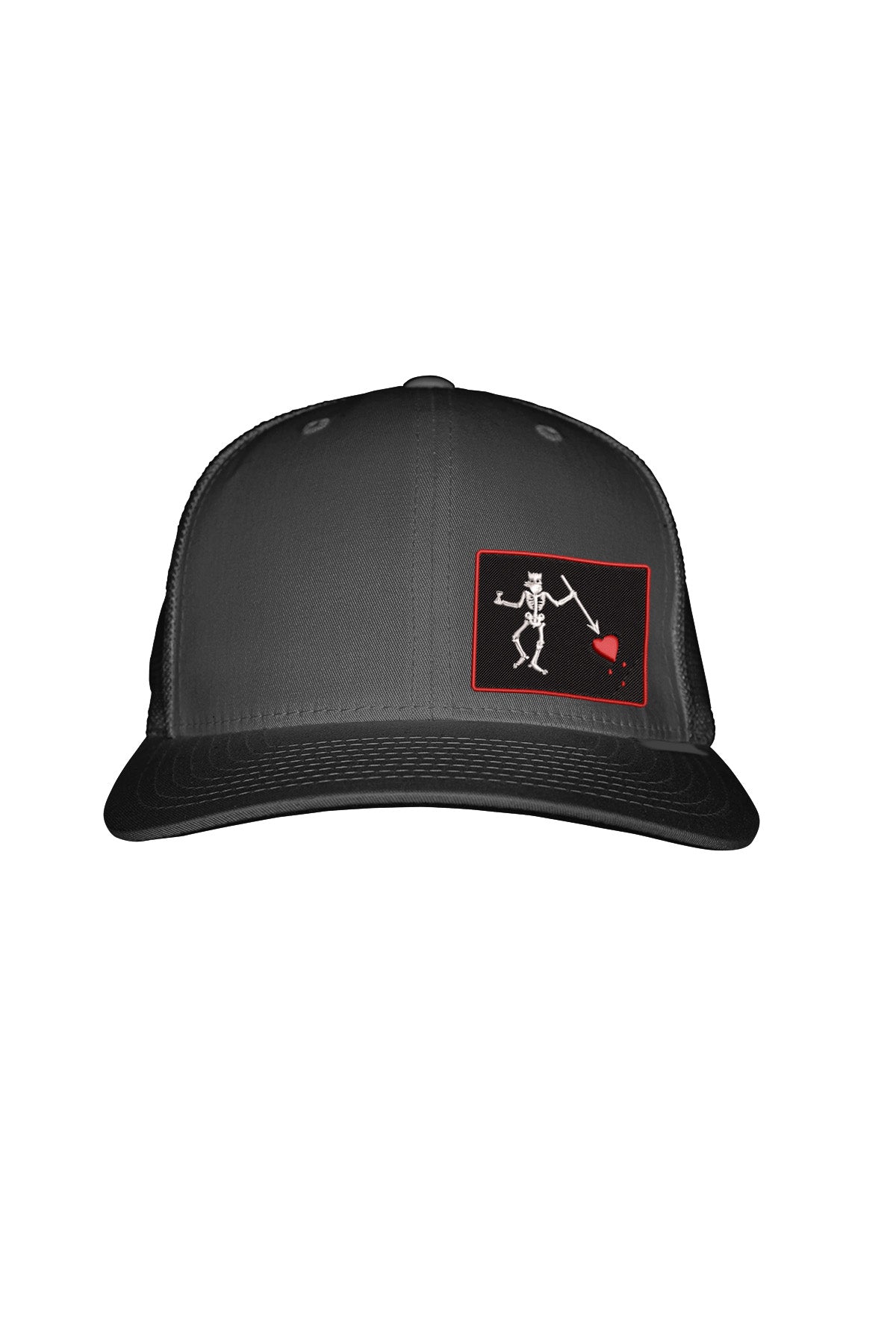 BLACKBEARD STITCH-SYLE PATCH - FABRIC BACK SNAPBACK