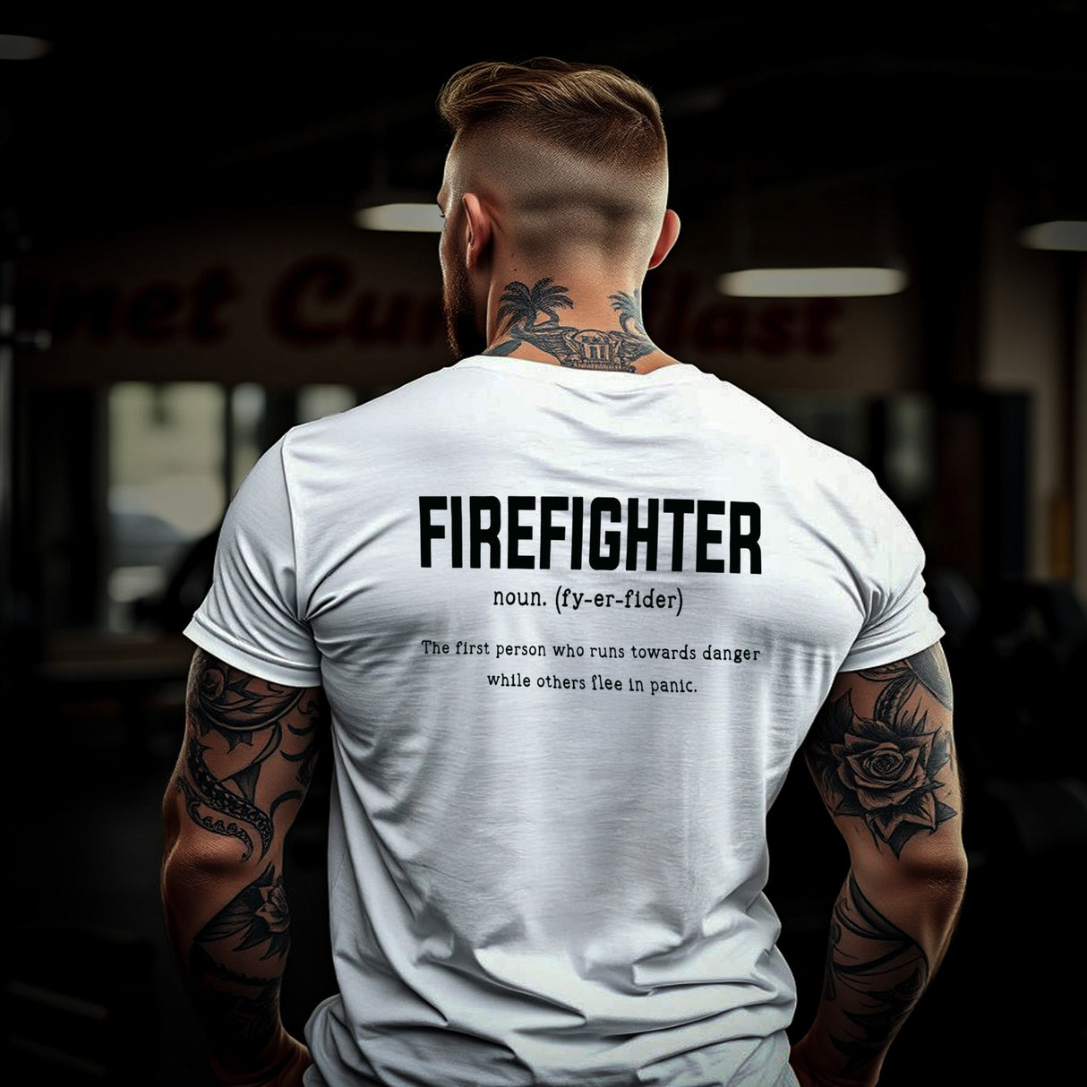 FIREFIGHTER TAG & BACK