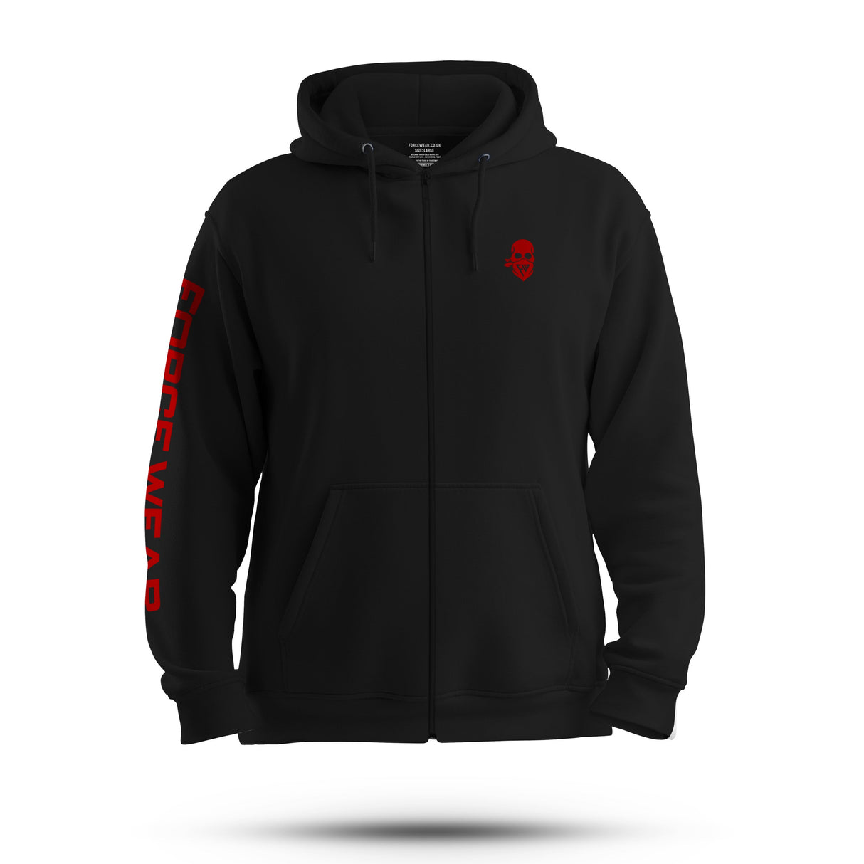 FW ICON ZIPPIE RED ON BLK