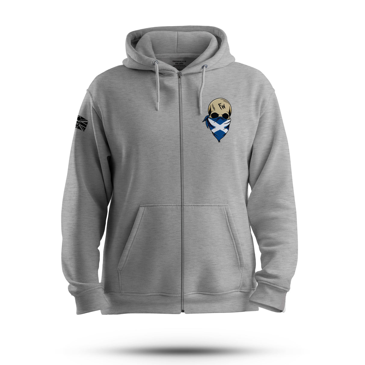 FW SKULL SCOTLAND ZIPPIE