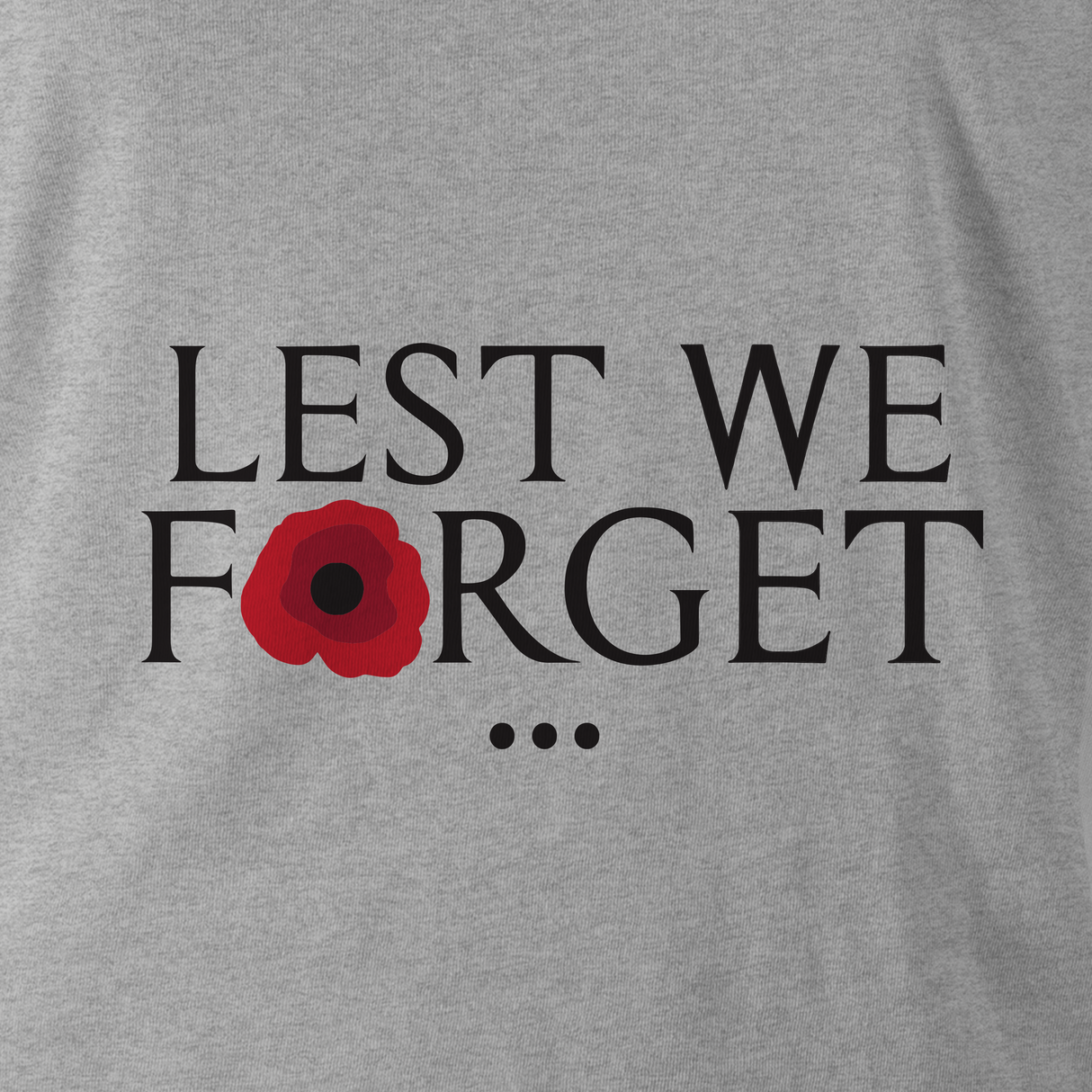 LEST WE FORGET TAG