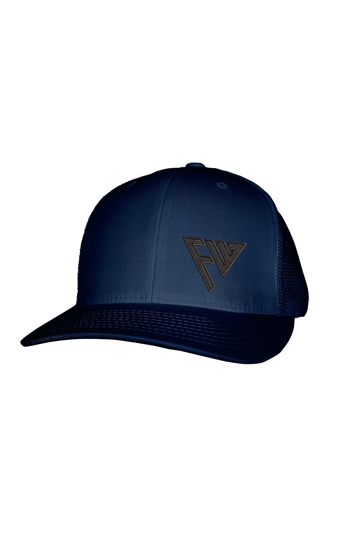 FW BLACK STITCH-STYLE - MESH BACK SNAPBACK