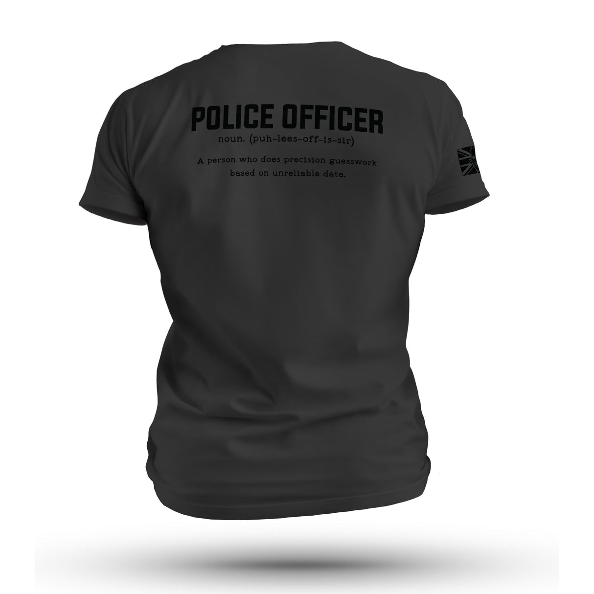 POLICE OFFICER TAG & BACK