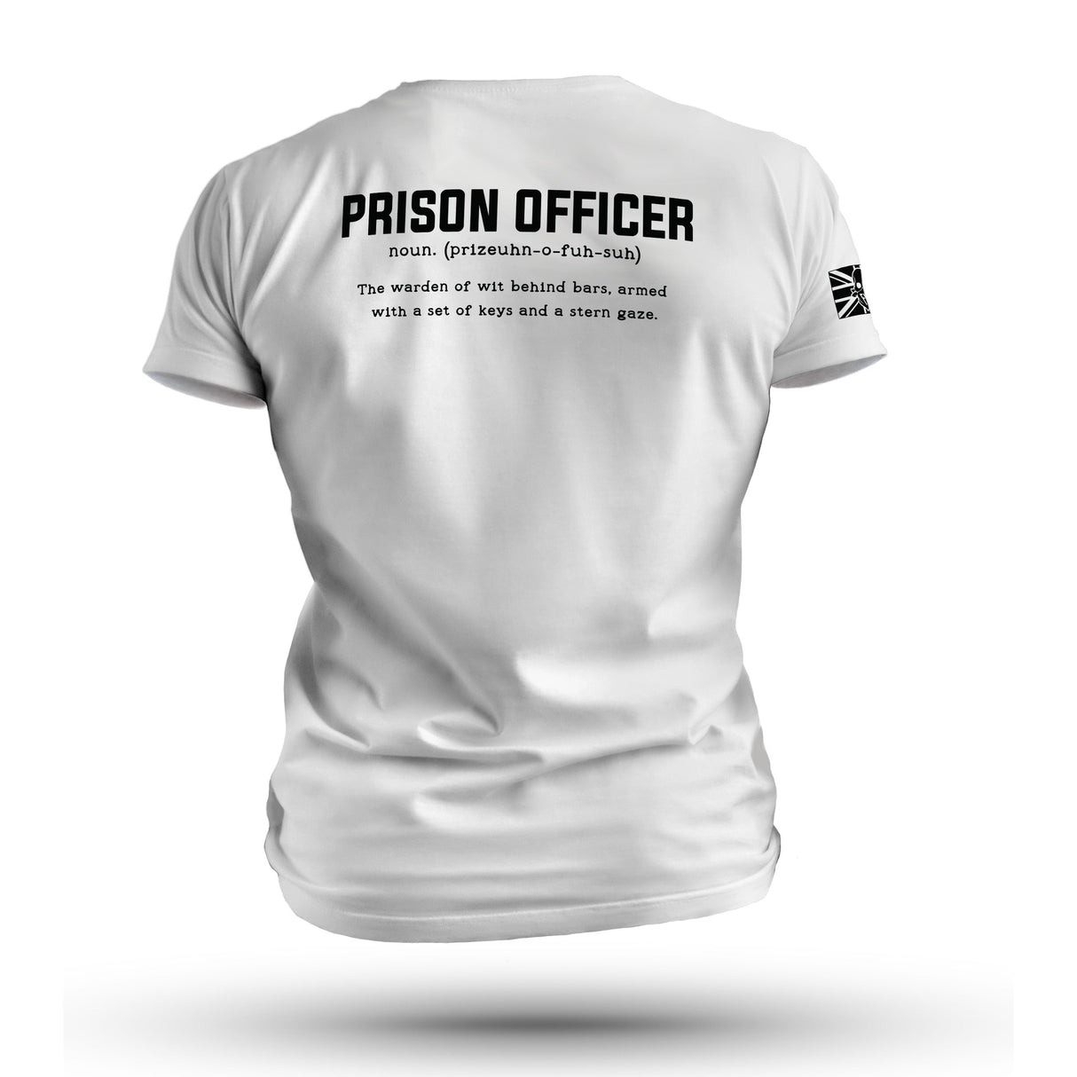 PRISON OFFICER TAG & BACK