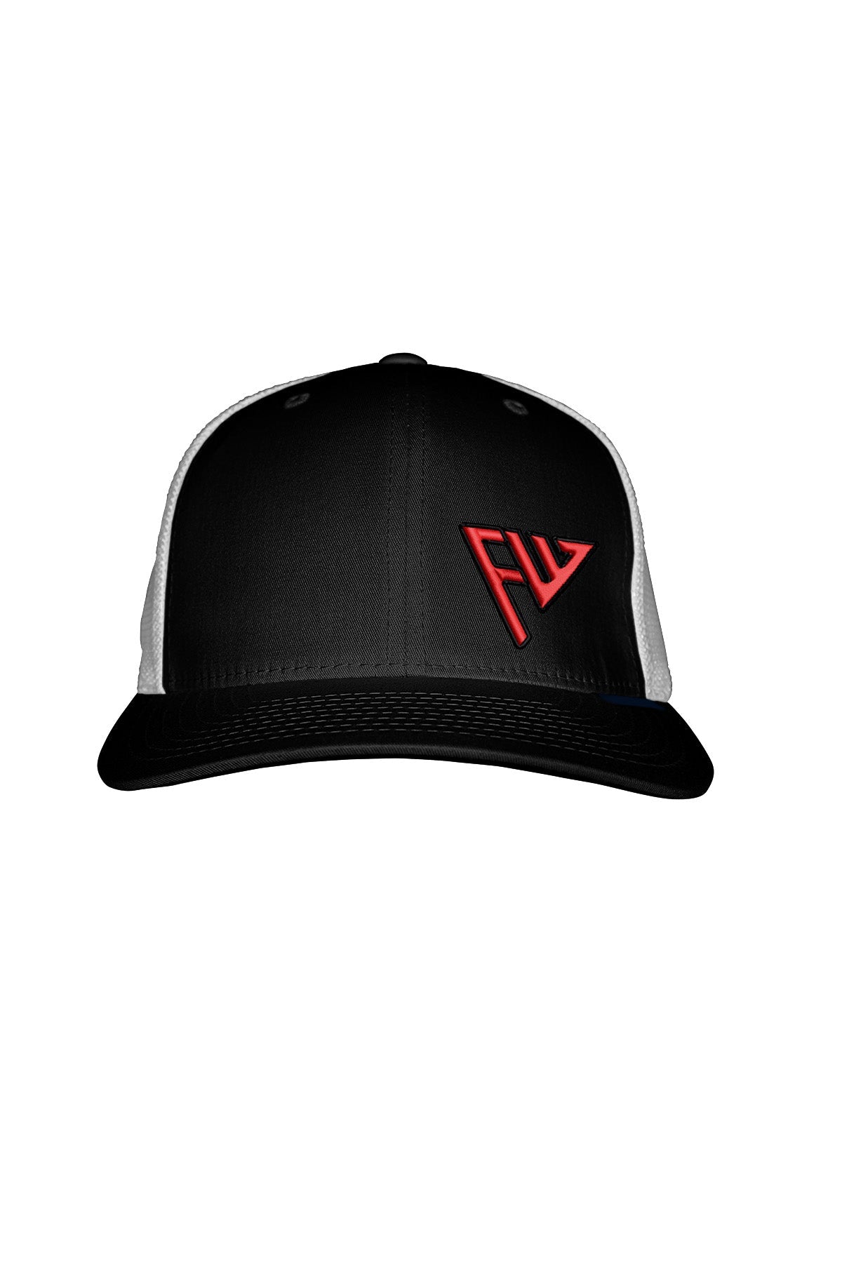 FW RED STITCH-STYLE - MESH BACK SNAPBACK