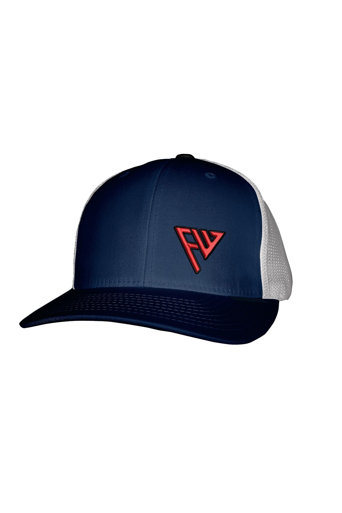 FW RED STITCH-STYLE - MESH BACK SNAPBACK