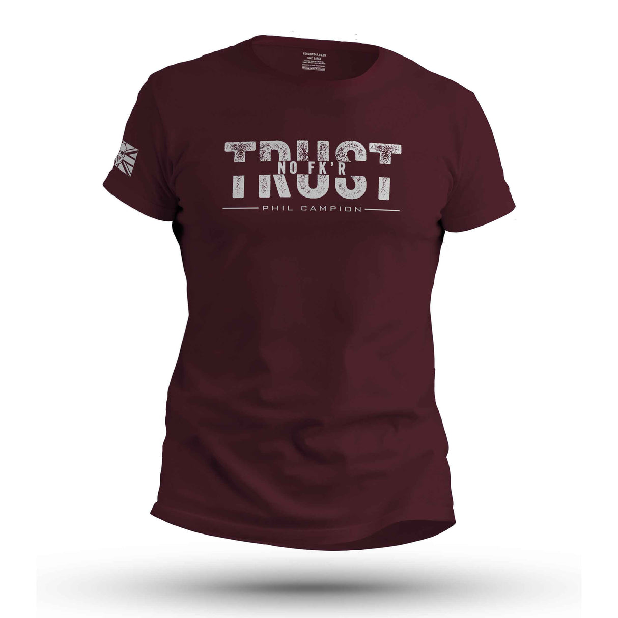 BORN FEARLESS TRUST NO FKR. WHITE INK