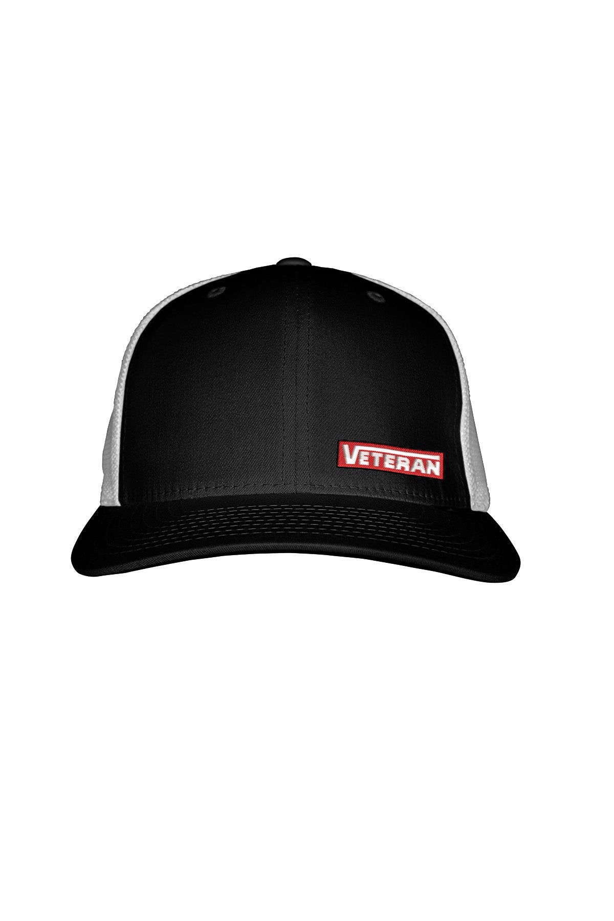 VETERAN STITCH-SYLE RED PATCH - MESH BACK SNAPBACK