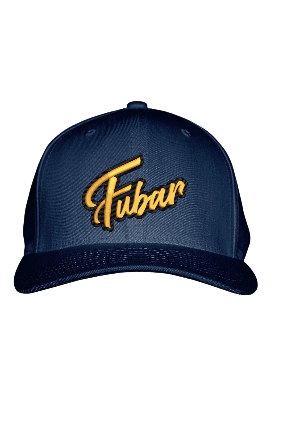 FUBAR YELLOW STITCH-STYLE - FABRIC BACK SNAPBACK