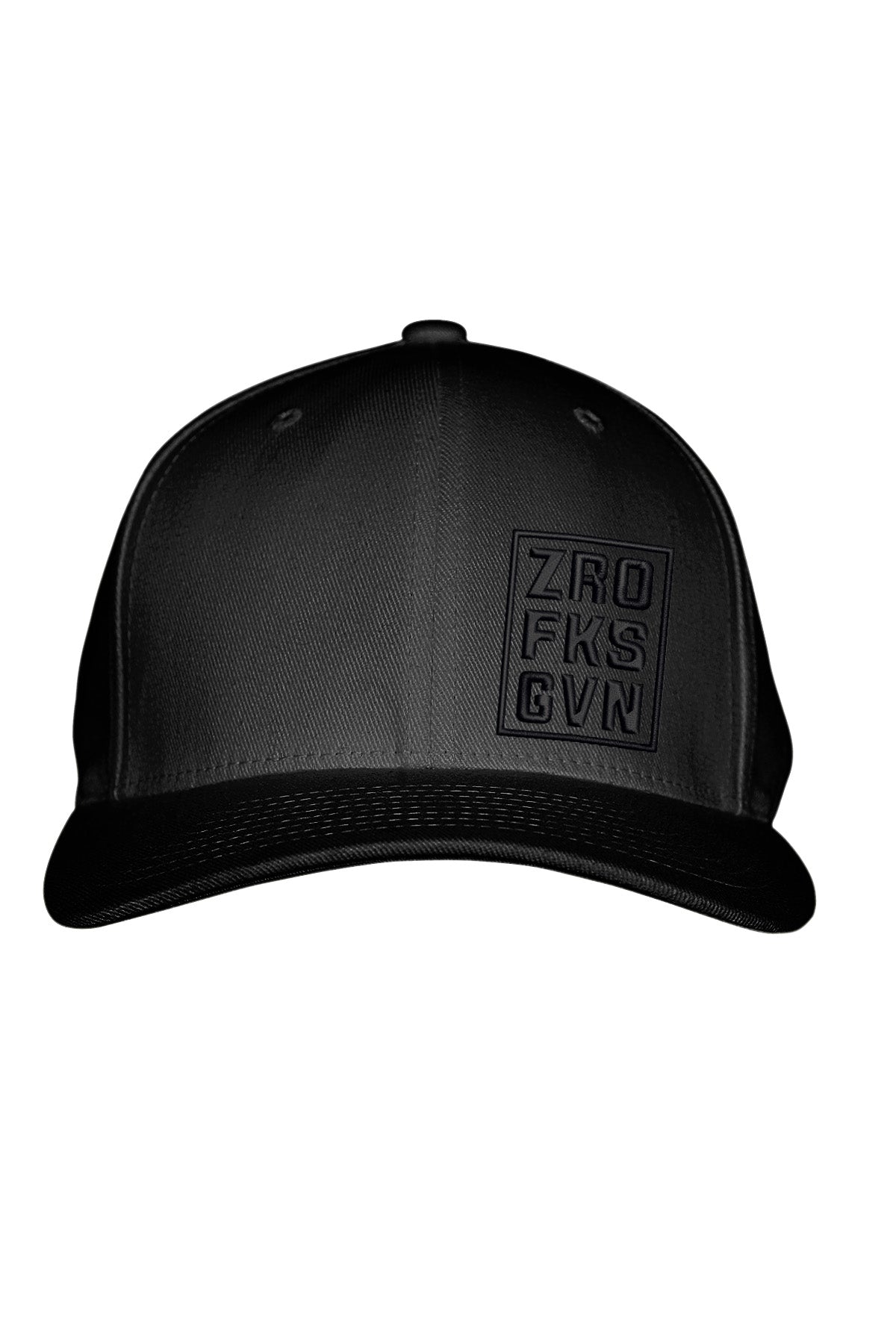 ZRO FKS GVN BLACK STITCH-STYLE - FABRIC BACK SNAPBACK