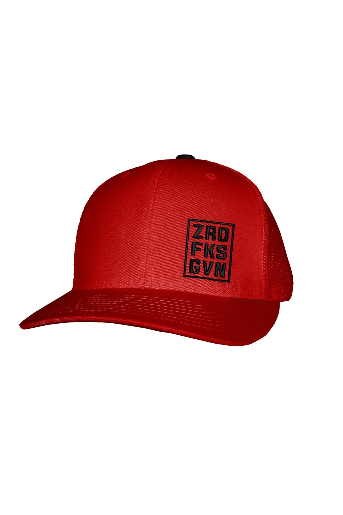 ZRO FKS GVN BLACK STITCH-STYLE - MESH BACK SNAPBACK