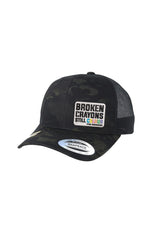 PTSD BROKEN CRAYONS STITCH-STYLE - MESH BACK MULTICAM SNAPBACK