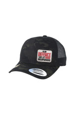 IN MY DEFENCE STITCH-STYLE - MESH BACK MULTICAM SNAPBACK