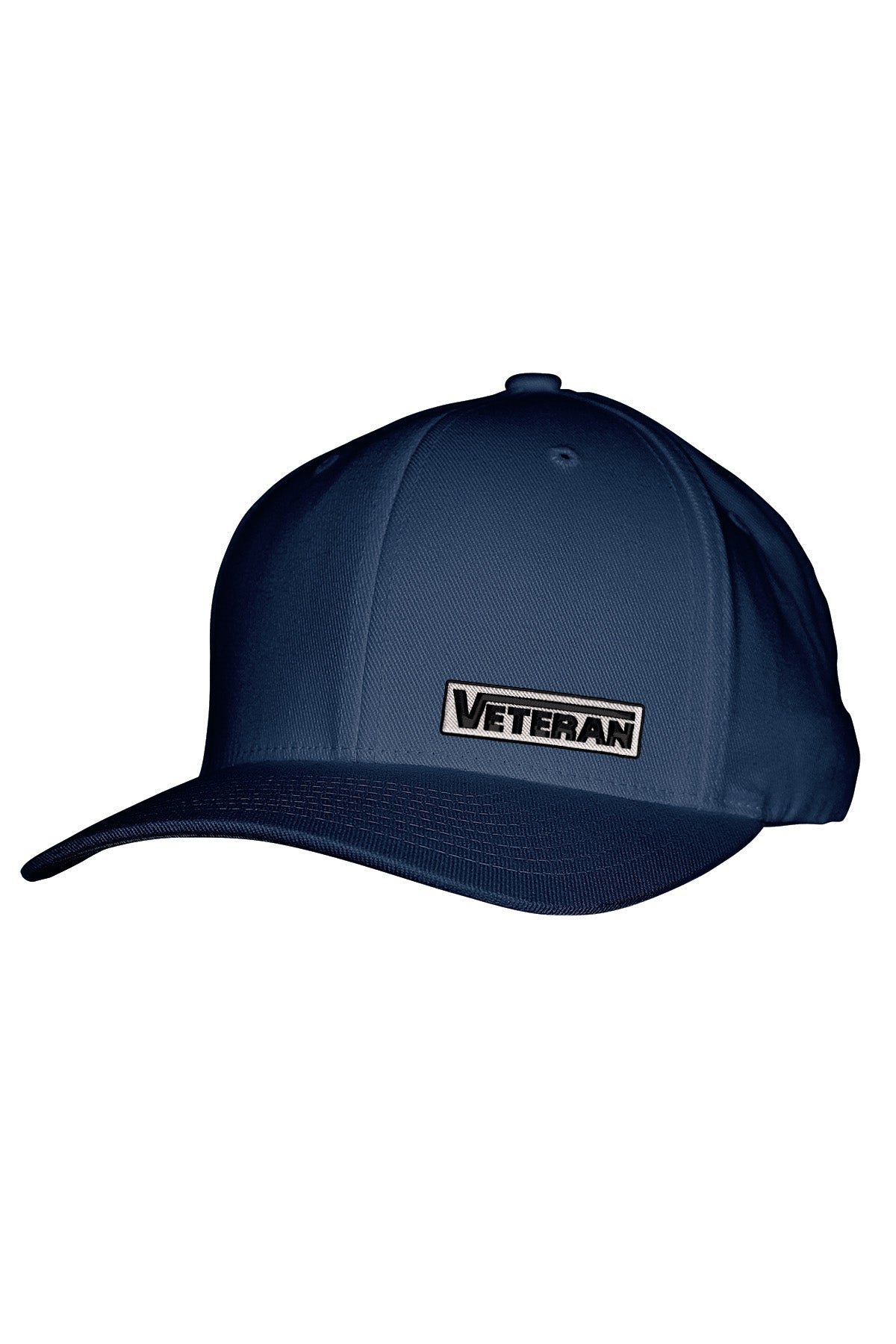 VETERAN STITCH-SYLE GREY PATCH - FABRIC BACK SNAPBACK