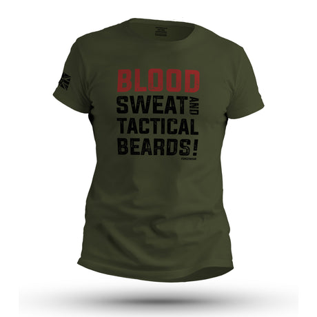 BLOOD SWEAT AND TACTICAL BEARDS - Force Wear