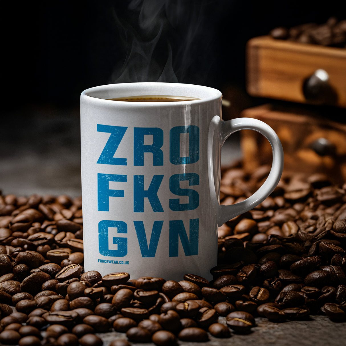 ZRO FKS GVN MUG BLUE