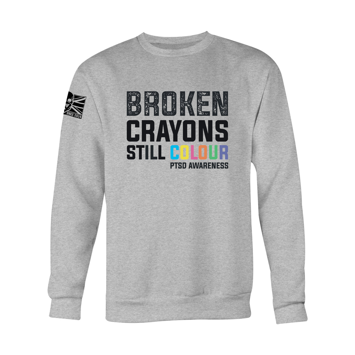 PTSD BROKEN CRAYONS SWEAT