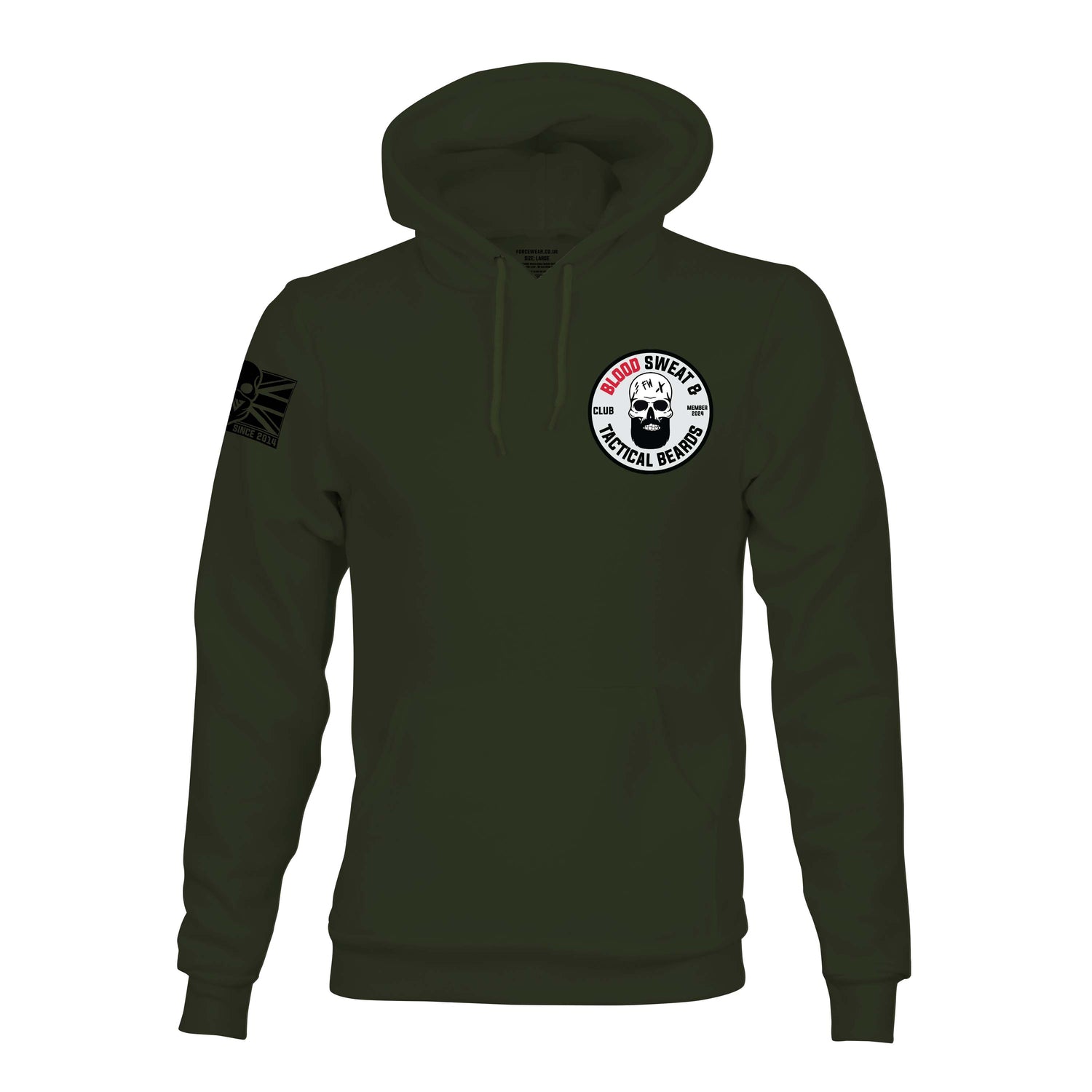 BLOOD, SWEAT & TACTICAL BEARDS MEMBERS CLUB HOODIE | Military | Veteran ...