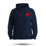CHEST WOUND NVY HOODIE