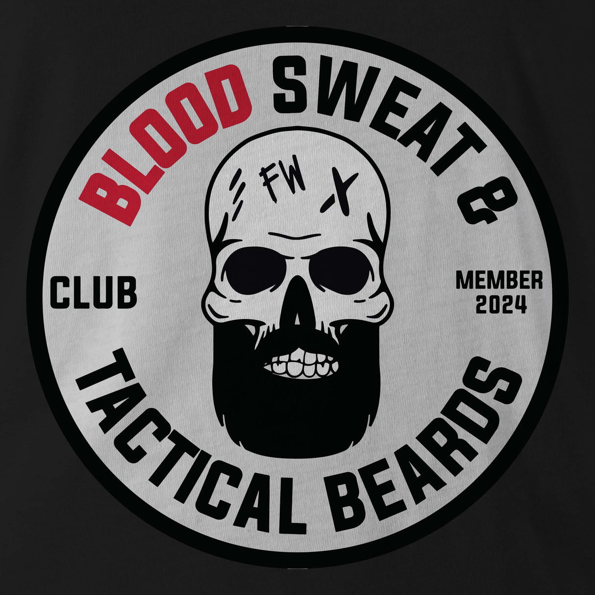 BLOOD, SWEAT & TACTICAL BEARDS MEMBERS CLUB HOODIE