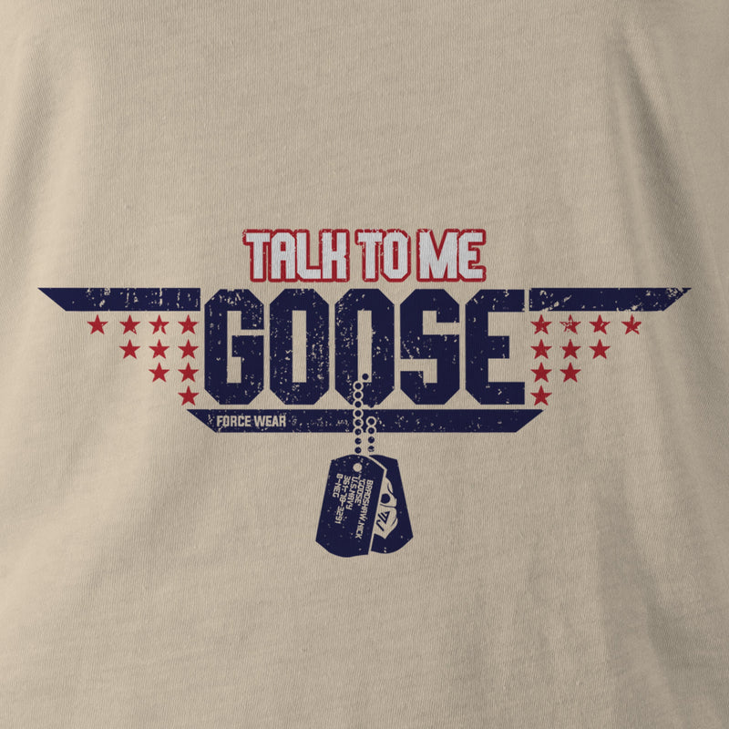  Top Gun Talk To Me Goose Distressed Text,Short Sleeve T-Shirt :  Clothing, Shoes & Jewelry