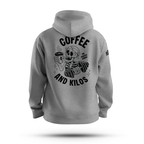 COFFEE AND KILOS TAG & BACK HOODIE
