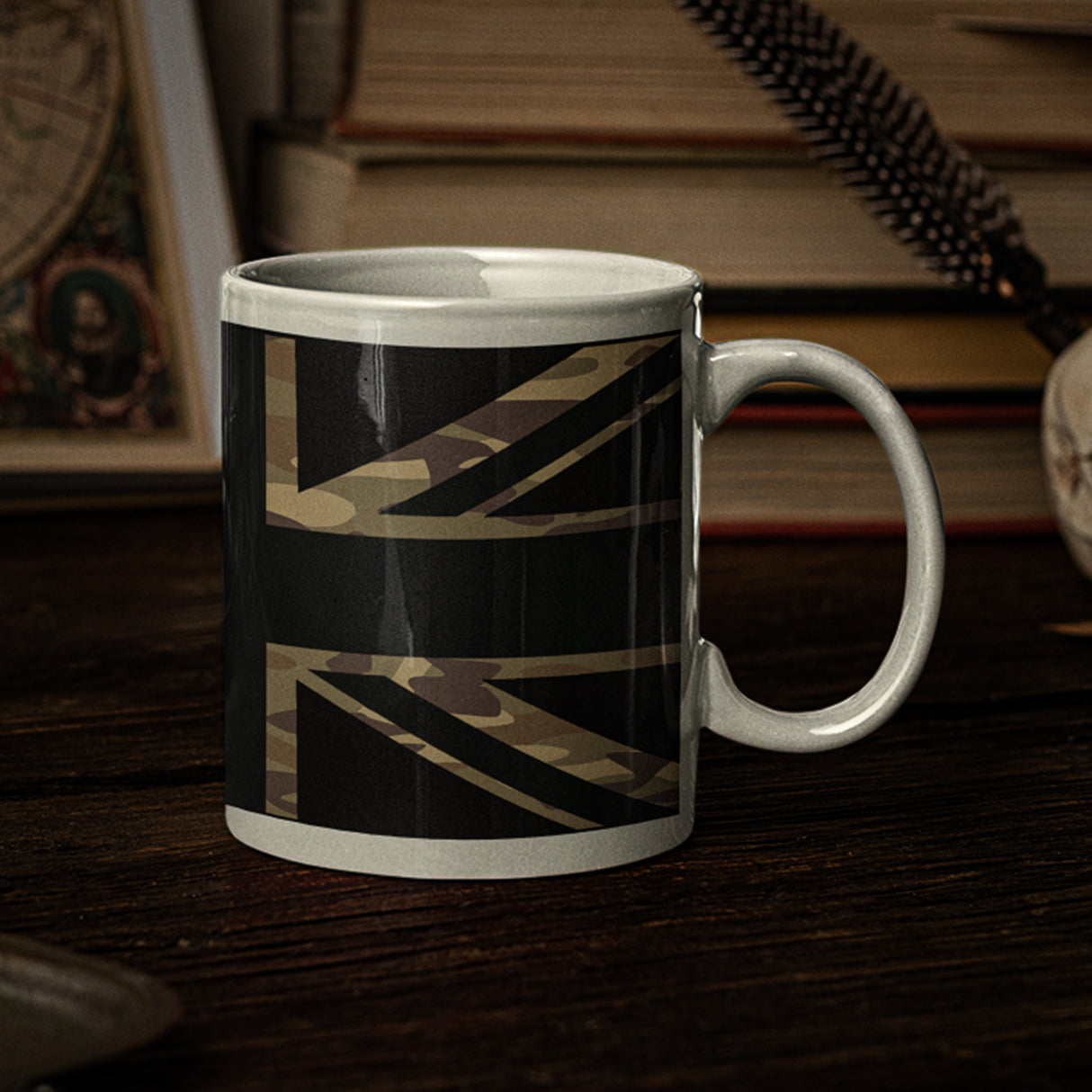 COMBAT FLAG COFFEE MUG