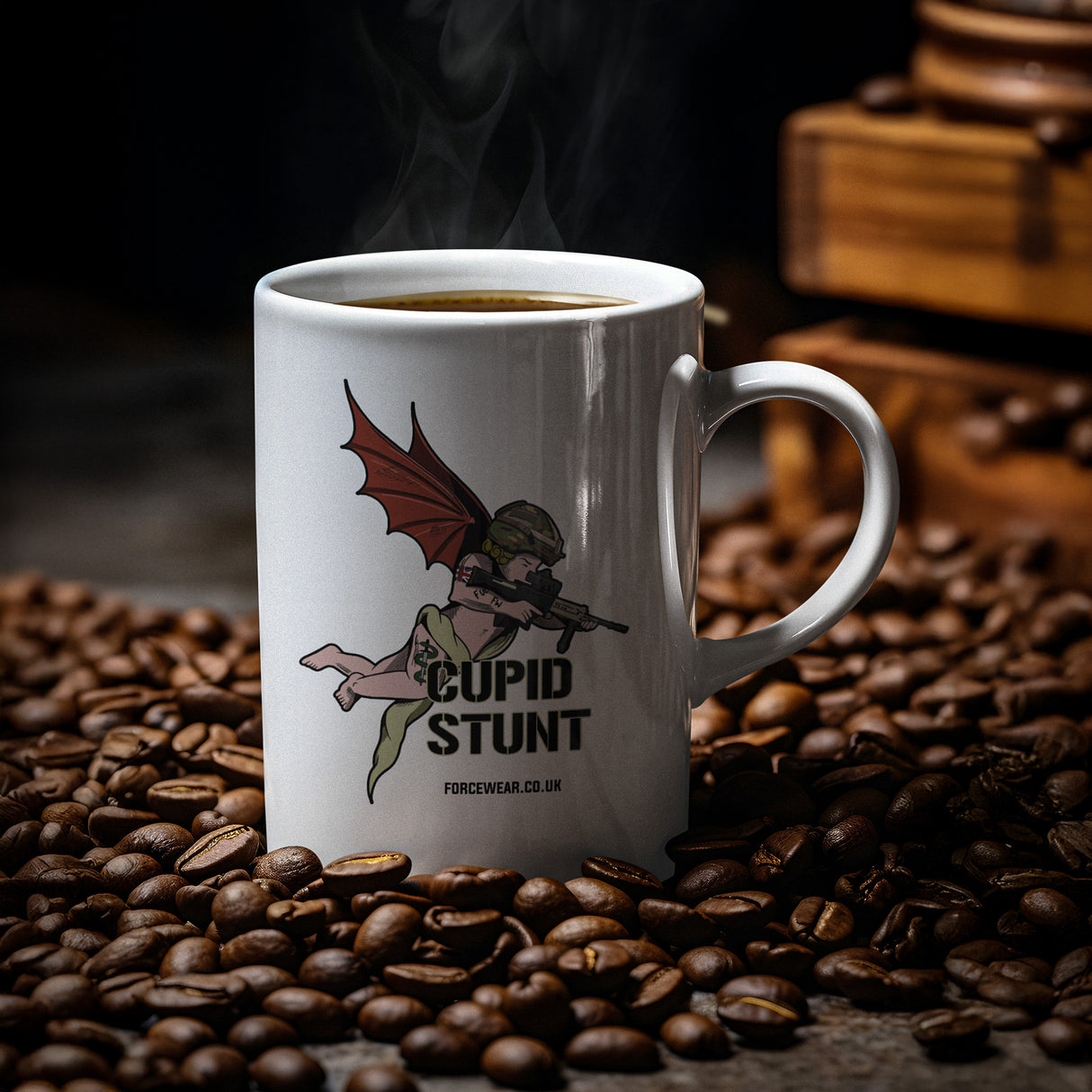 CUPID STUNT MUG