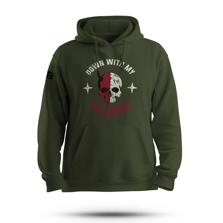 DOWN WITH MY DEMONS HOODIE - Force Wear