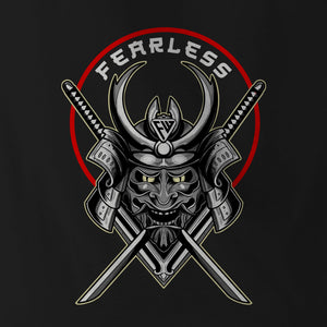 FEARLESS SAMURAI BACK ONLY - Force Wear HQ - T-SHIRTS
