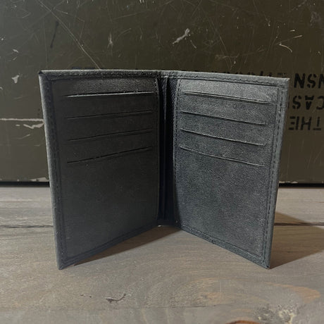 FORCEWEAR CHARCOAL GREY LEATHER CARD HOLDER - Force Wear HQ - WALLET