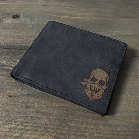 FORCEWEAR CHARCOAL GREY LEATHER WALLET - Force Wear HQ