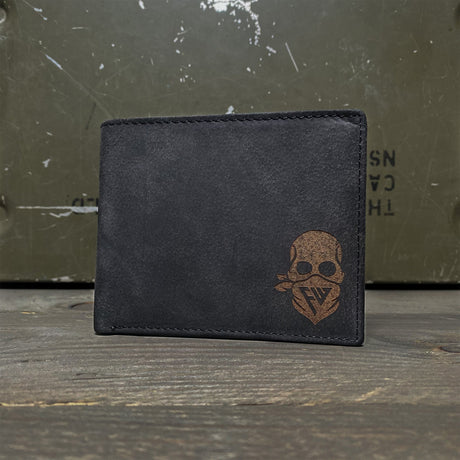 FORCEWEAR CHARCOAL GREY LEATHER WALLET - Force Wear HQ