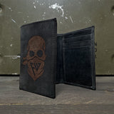FORCEWEAR CHARCOAL GREY TRI FOLD LEATHER WALLET - Force Wear HQ