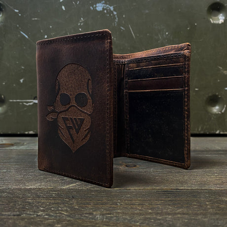 FORCEWEAR TRI FOLD LEATHER WALLET - Force Wear HQ