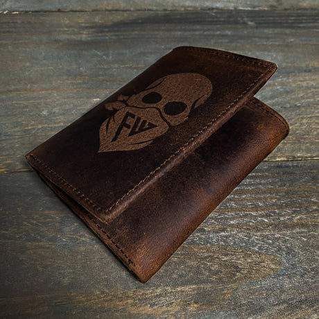 FORCEWEAR TRI FOLD LEATHER WALLET - Force Wear HQ