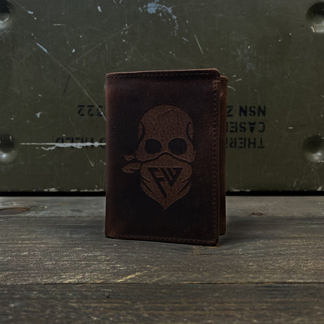 FORCEWEAR TRI FOLD LEATHER WALLET - Force Wear HQ
