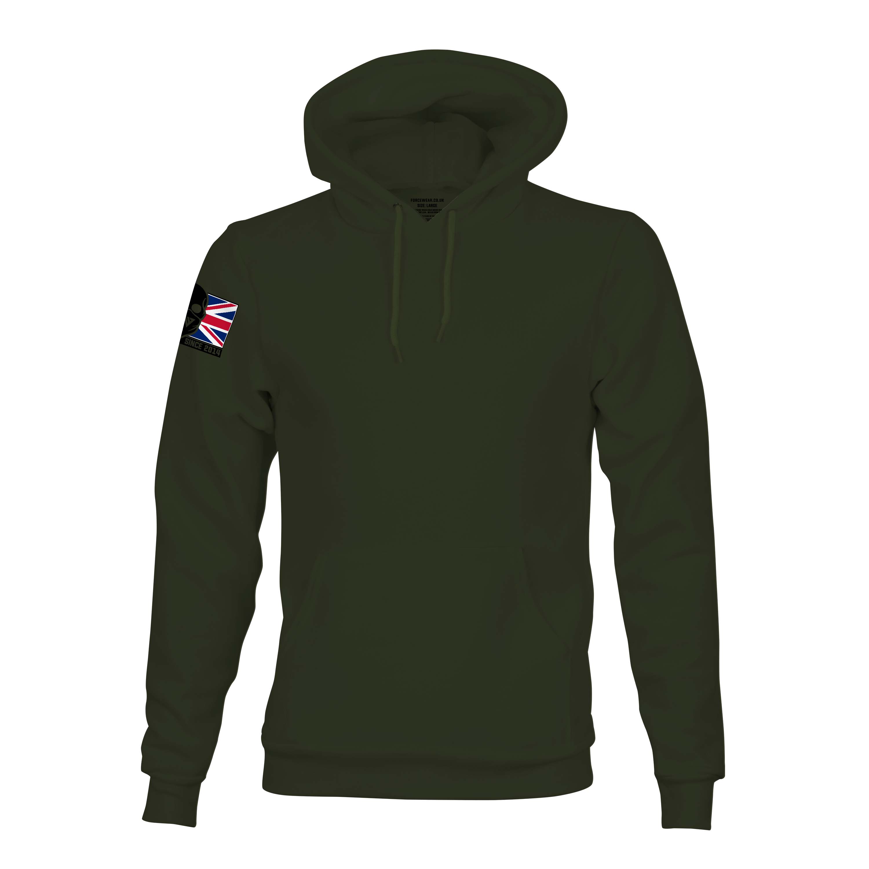 Military green hoodie online