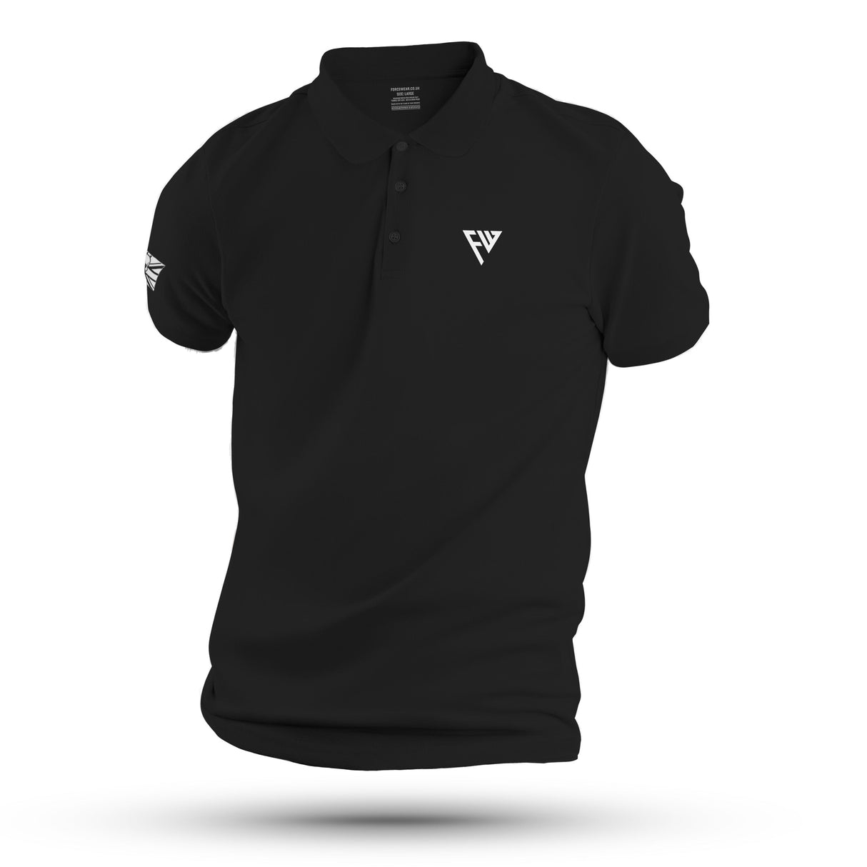 FW BASIC LOGO POLO - BLACKOUT