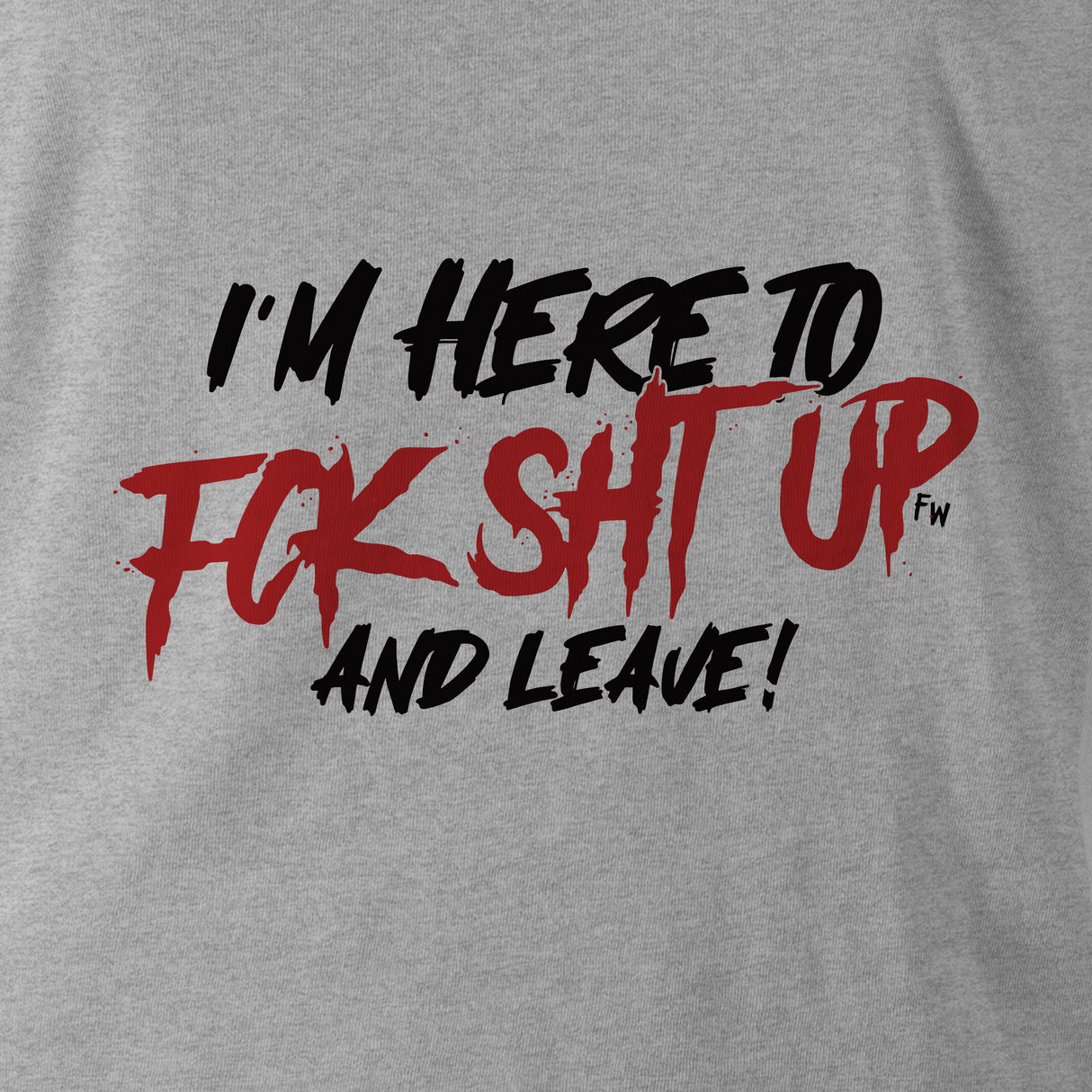 I'M HERE TO FK SHT UP HOODIE - Force Wear