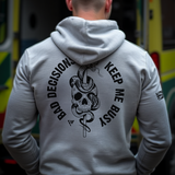 KEEP ME BUSY TAG & BACK HOODIE