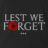 LEST WE FORGET WHT INK LTD ED - Force Wear HQ
