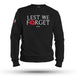 LEST WE FORGET WHT INK ED SWEAT - BLACKOUT